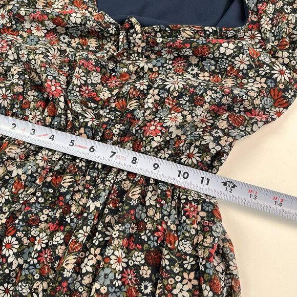 Abercrombie & Fitch Y2K Mini Dress S Ditzy Floral Cottagecore Cowgirl Festival - Picture 8 of 13
